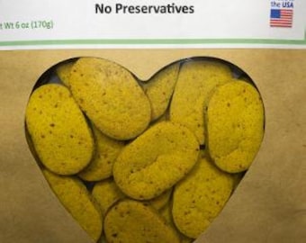Apple Cinnamon Dog Treats:  Grain-Free; Organic ingredients; Home-baked; Human-grade