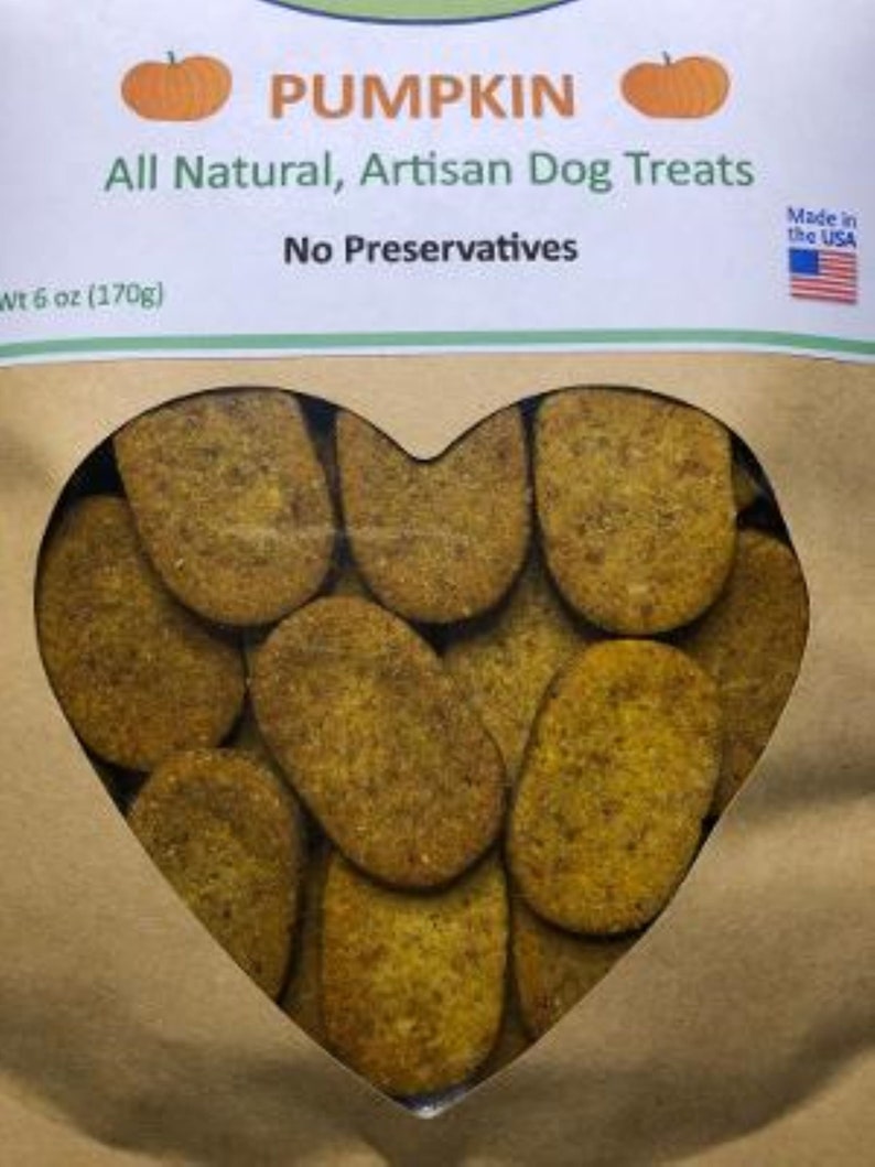 Pumpkin Dog Treats Grainfree Glutenfree Organic Etsy