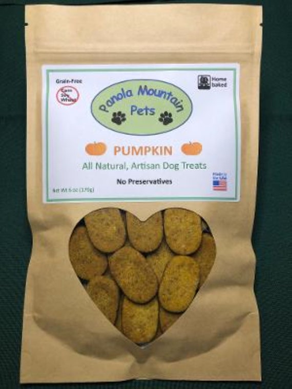 Pumpkin Dog Treats Grainfree Glutenfree Organic Etsy