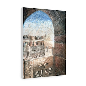 Arco de El Cairo, Egipto, calidad lienzo pared arte impresión, listo para colgar la pared arte Home Decor