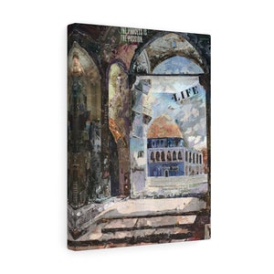Kuppel der Felsentreppe, Qualität Leinwand Wand Kunstdruck, bereit, islamische Wand Kunst Home Decor hängen