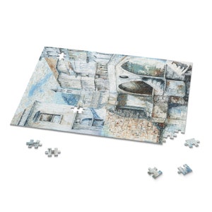 Puzzle of Sarajevo Old City Bridge, Bosnia, Premium Gift, Bosnian Art, Bosnian gift