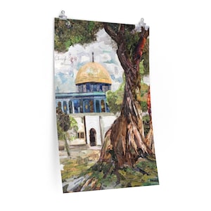 Palestine Tree Poster, Palestine Poster, Palestine Art, Jerusalem Art, Islamic Wall Art, Islamic Poster, Islamic Gift