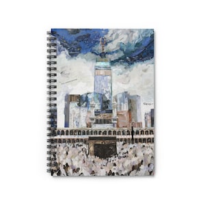 Kabah Collage, Makkah, Islamic Notebook Journal, Islamic Gift