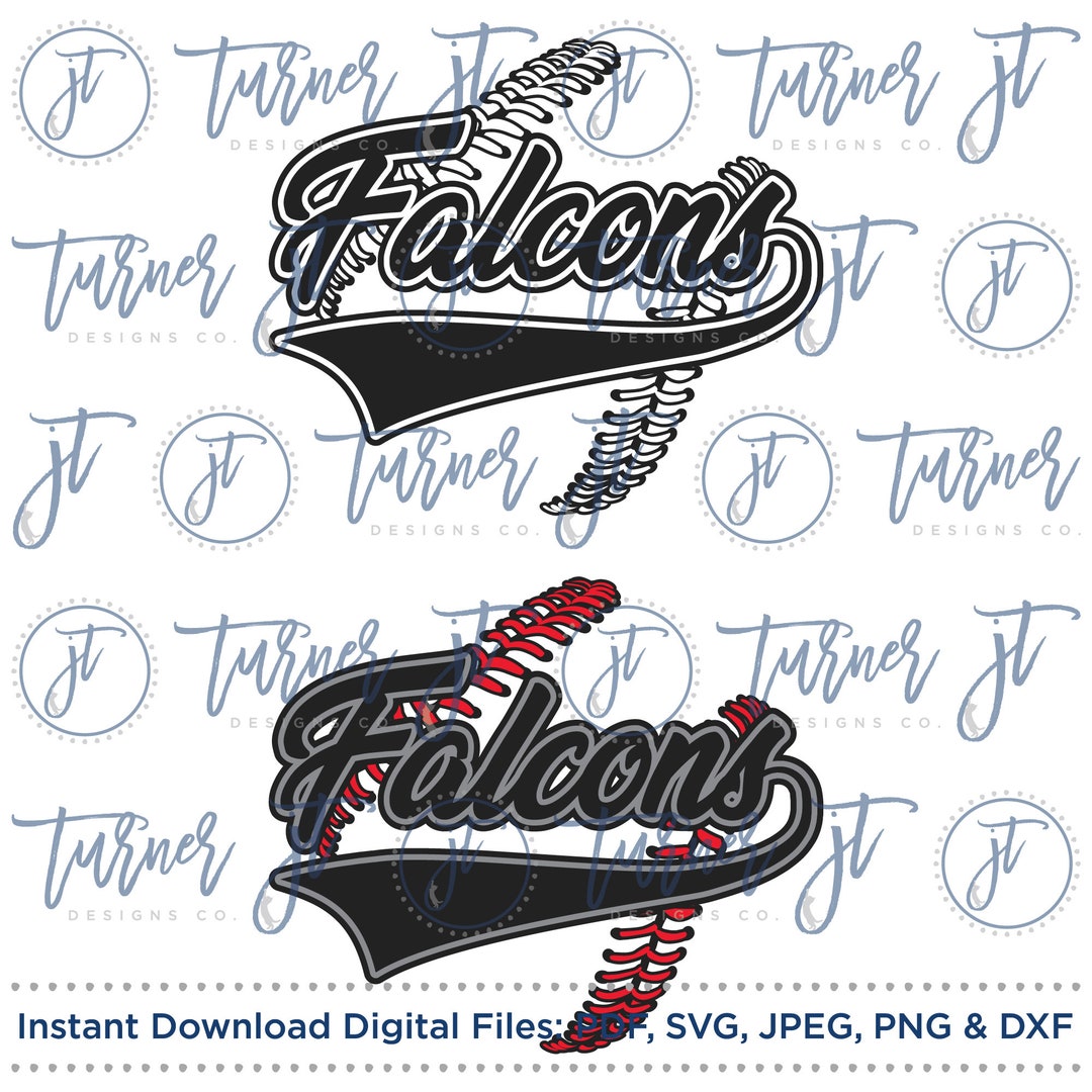 Falcons Baseball Falcons Softball SVG Cut File falcons - Etsy