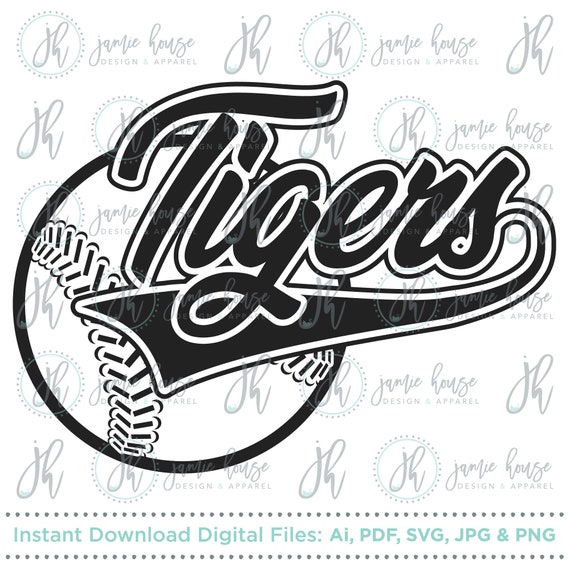 Download Tigers Baseball Tigers Softball Svg Cut File Baseball Etsy