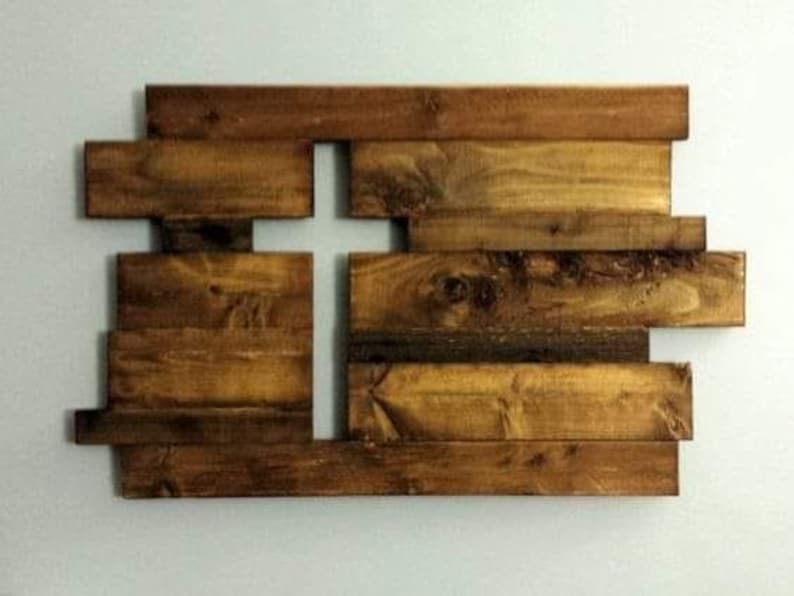 Cross Cutout Wooden Sign Etsy