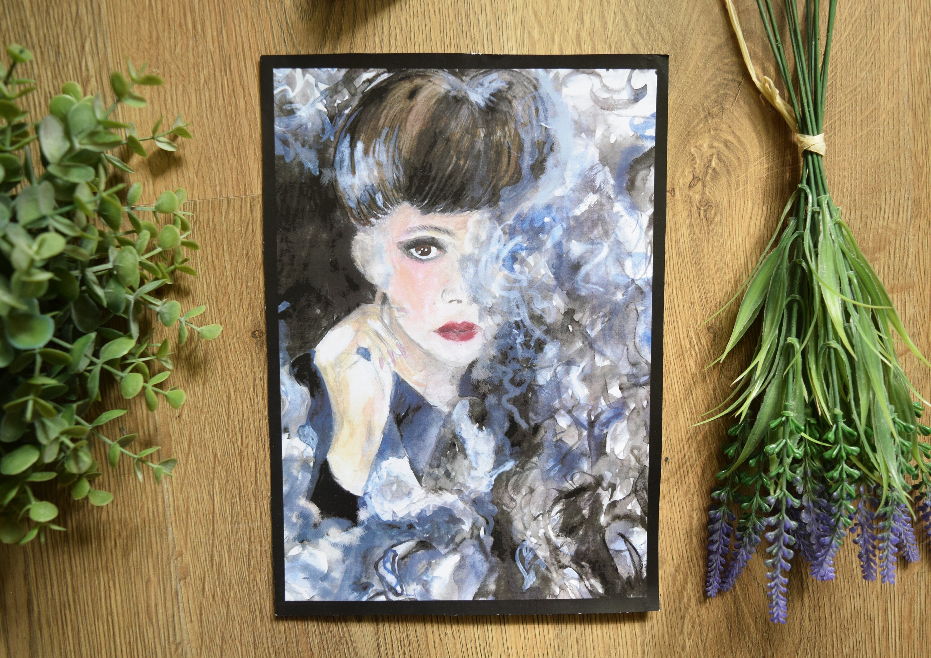 Blade Runner Print A4 Sci Fi Movie Woman Watercolour Cyber Etsy