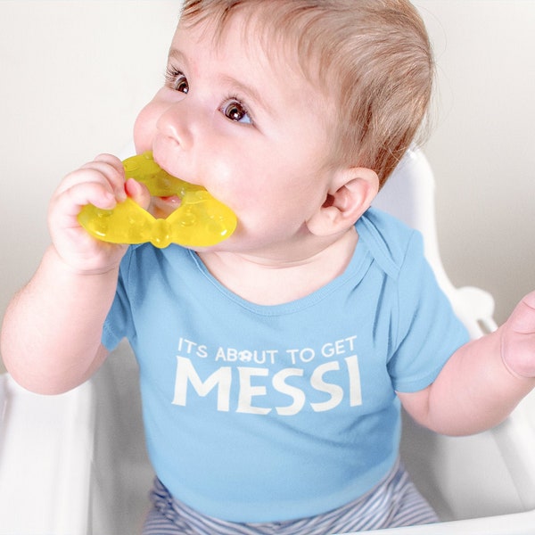 Its About to Get Messi Baby Romper