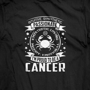 Mens Cancer Astrology Zodiac Sign Unisex T-shirt