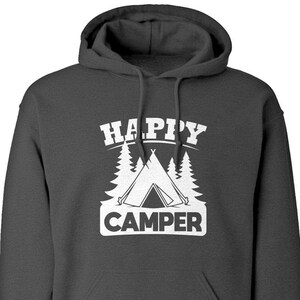 Hoodie Happy Camper Unisex Adult Hoodie