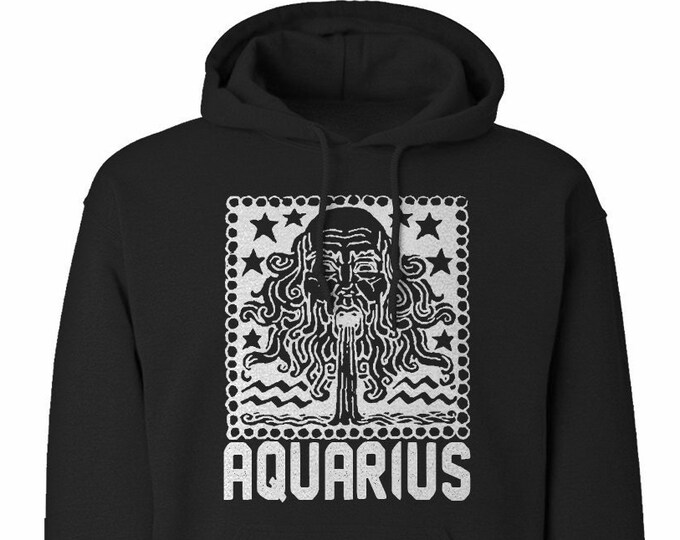 Aquarius Zodiac Astrology Unisex Hoodie