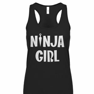 Ninja Girl Womens Racerback Tank Top