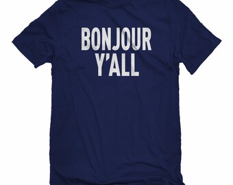Bonjour Y'all Smiley Tee – Cinq à Sept