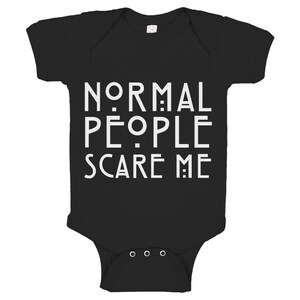 Normal People Scare Me Baby Romper