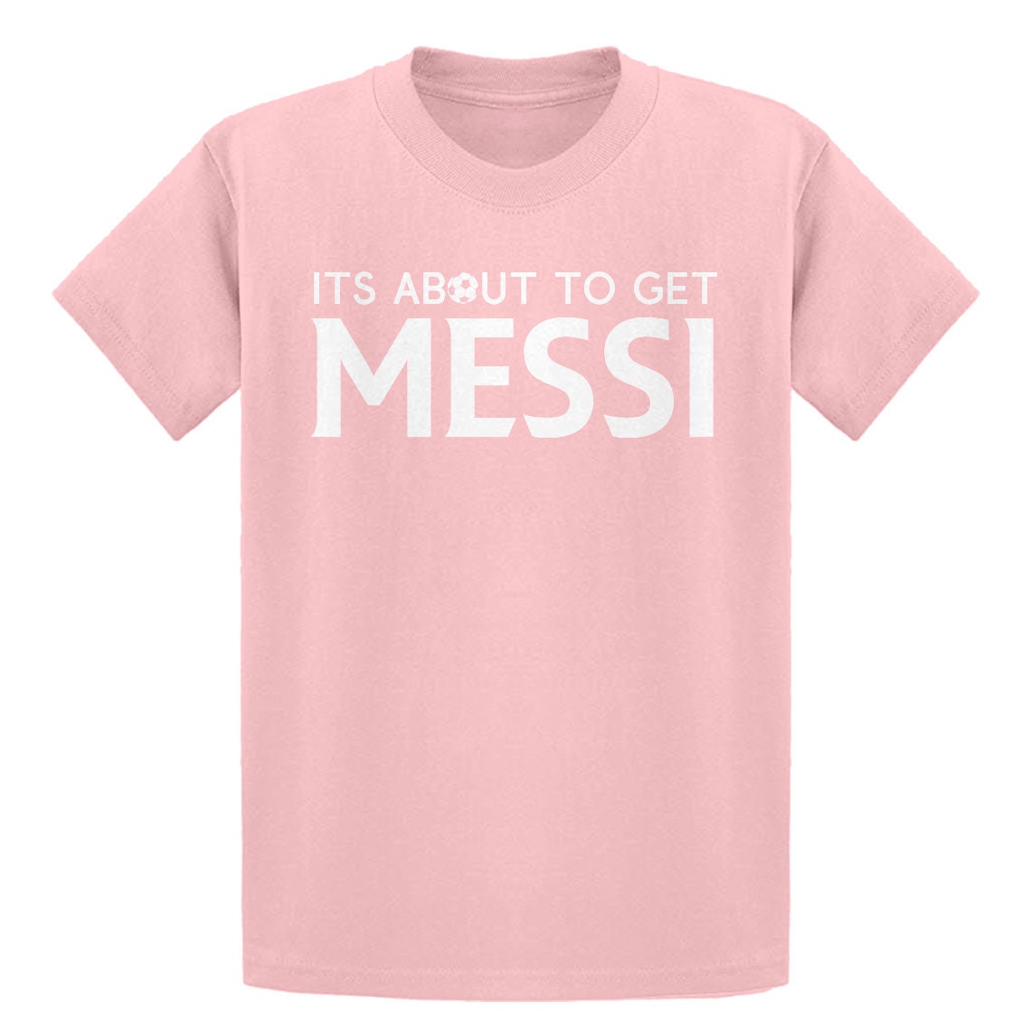 Messi stumble guys blue Kids T-Shirt by DofinaSur