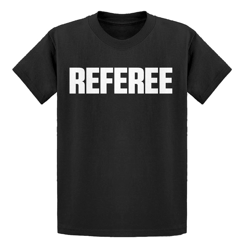 Referee Tee Referee Kids T-shirt - Etsy