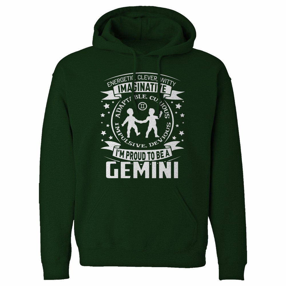 Gemini Astrology Zodiac Sign Unisex Hoodie - Etsy
