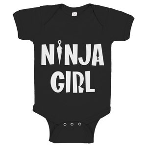 Ninja Girl Baby Romper