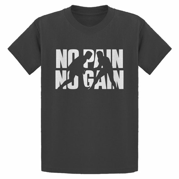 No Pain No Gain Kids T-shirt - Etsy