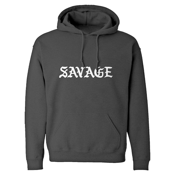 Hoodie Savage Unisex Adult Hoodie - Etsy