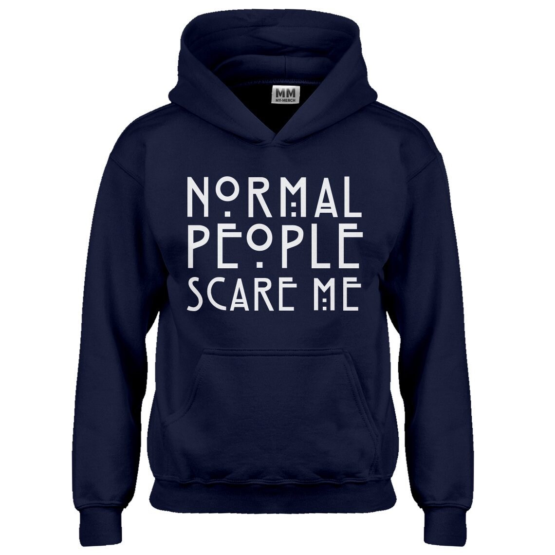 Hoodie Normal People Scare Me Kids Hoodie - Etsy
