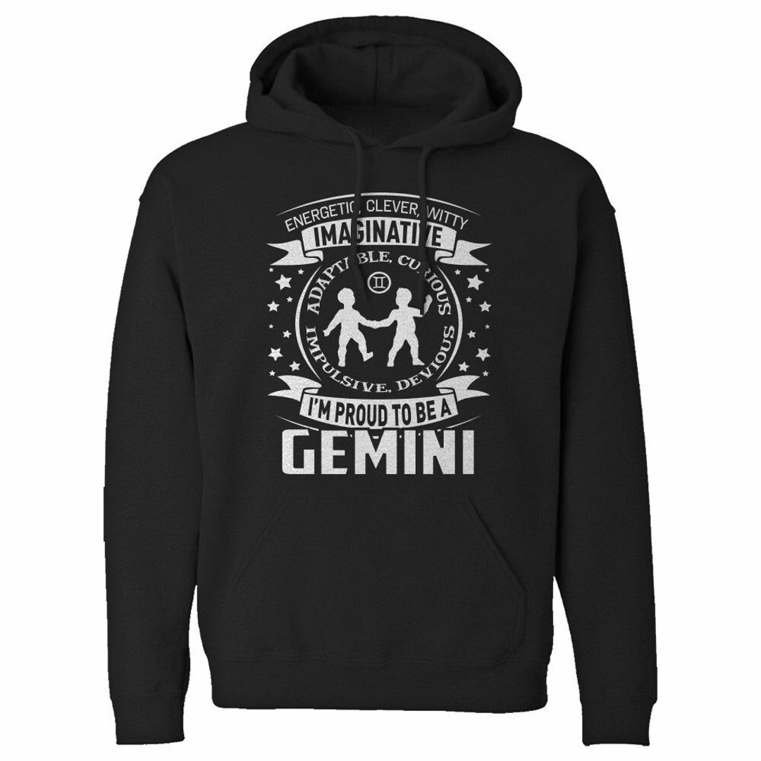 Gemini Astrology Zodiac Sign Unisex Hoodie - Etsy