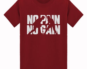 No Pain No Gain Kids T-shirt - Etsy