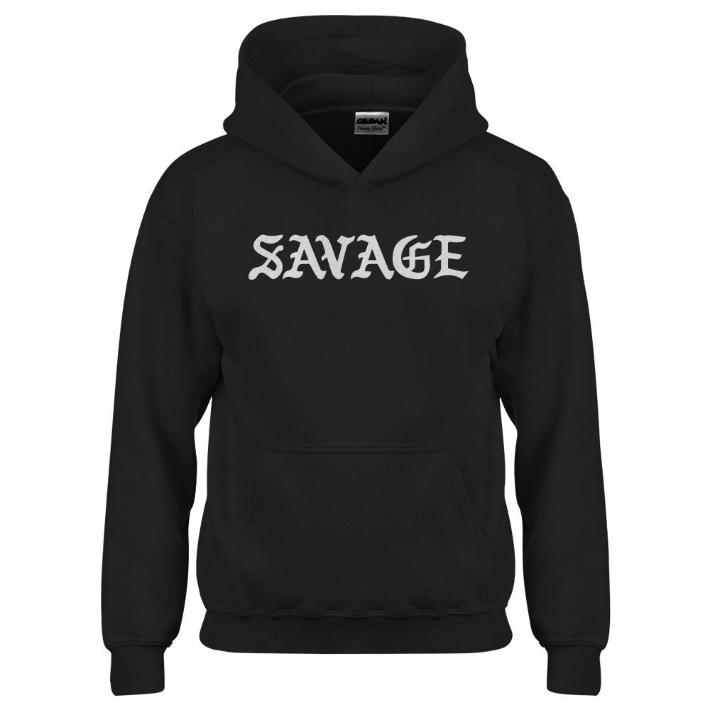 Savage Kids Hoodie - Etsy