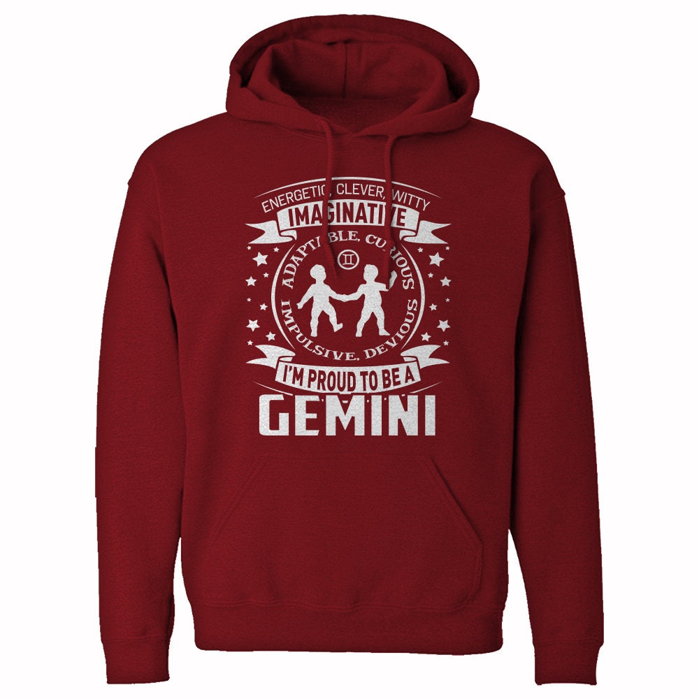 Gemini Astrology Zodiac Sign Unisex Hoodie - Etsy