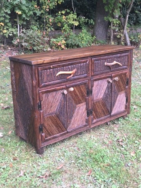 Handcrafted Rustic Furniture Mountain Modern Credenza Buffet