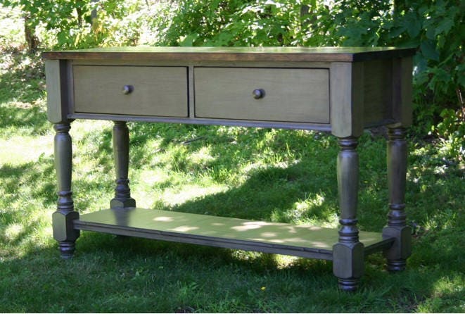 Rustic Furniture Farmhouse Console Table