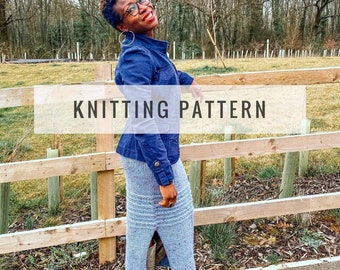 Julia Slit Skirt PATTERN / Knit Pattern / Skirt Pattern / Slit Skirt Pattern / Knit Skirt Pattern / Instant Download Pattern / PDF
