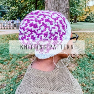 Knit Damaris Slouchy Beanie PATTERN / Knit Pattern / Knitting Pattern / Hat Pattern / Slouchy Beanie / Instant Download Pattern / PDF