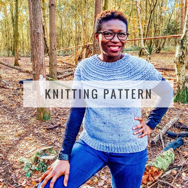 Julia Yoke Sweater PATTERN / Knit Pattern / Pullover Pattern / Sweater Pattern / Yoke Sweater Pattern / Instant Download Pattern / PDF