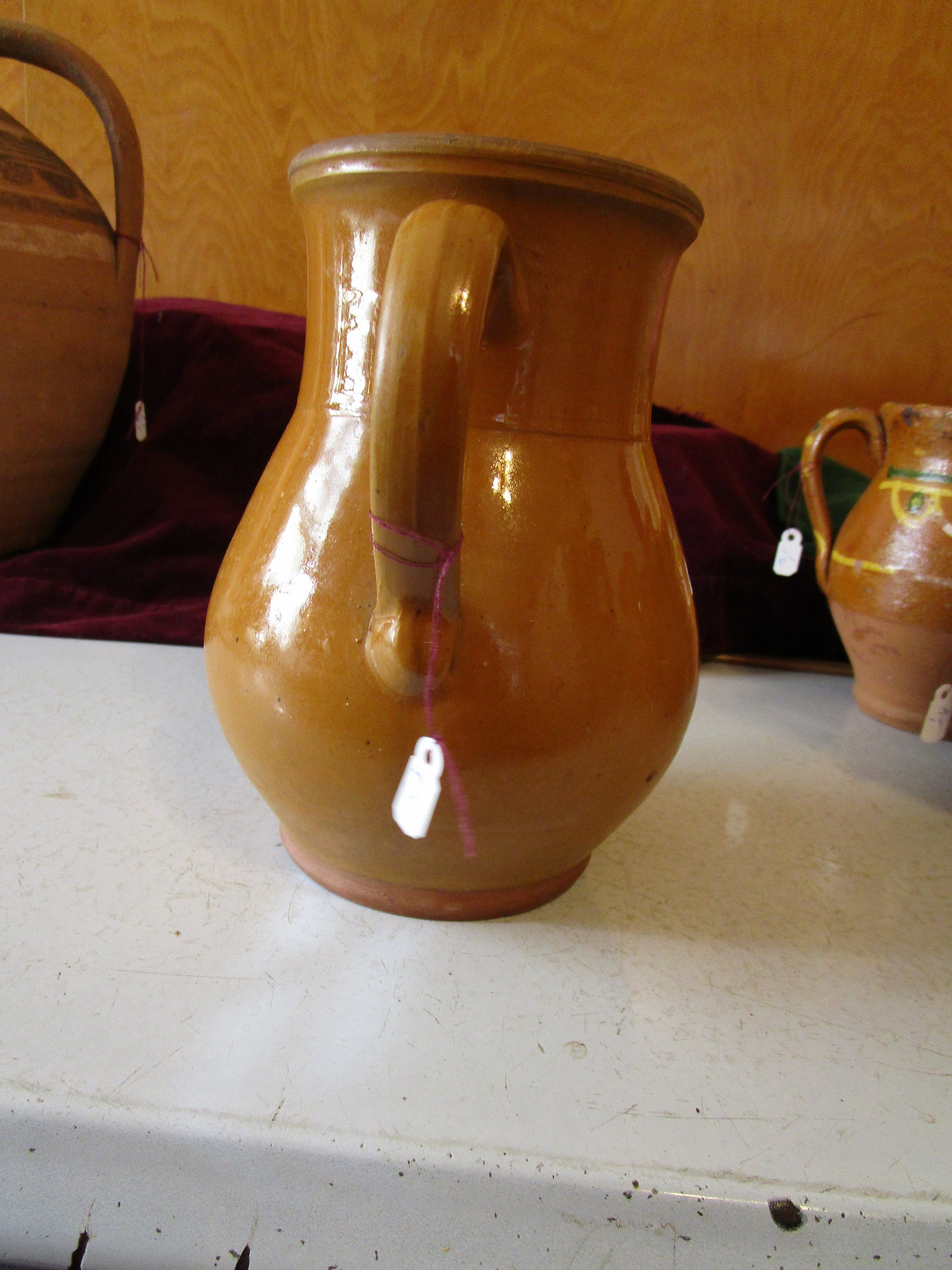 Rustic Hand Made Clay/terracotta Water Pitcher Painted and Etsy UK