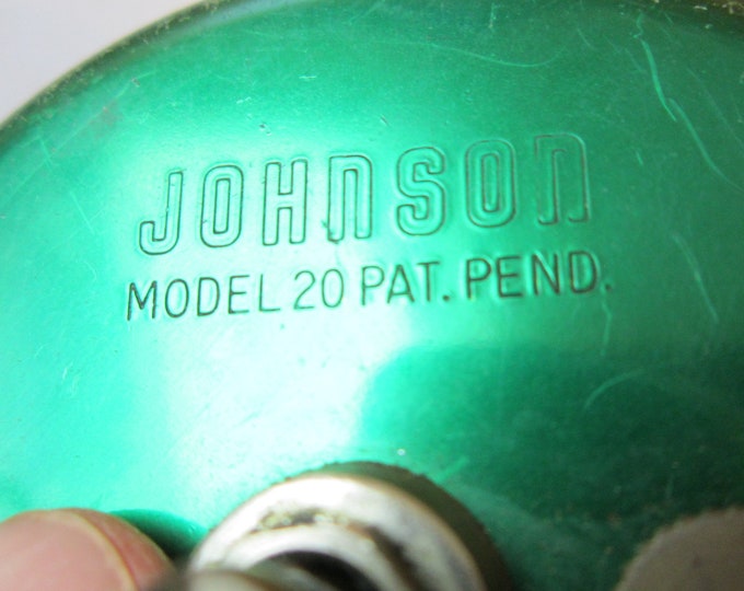 Vintage Johnson Model 20 Sidewinder Casting Reel Etsy
