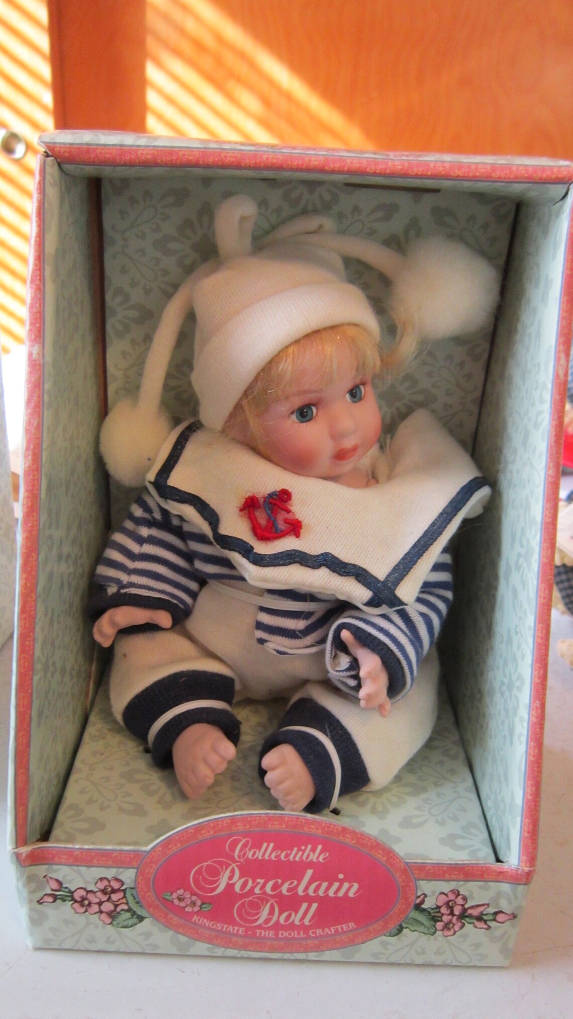 Collectible Porcelain Doll Kingstate The Doll Crafter New in Etsy