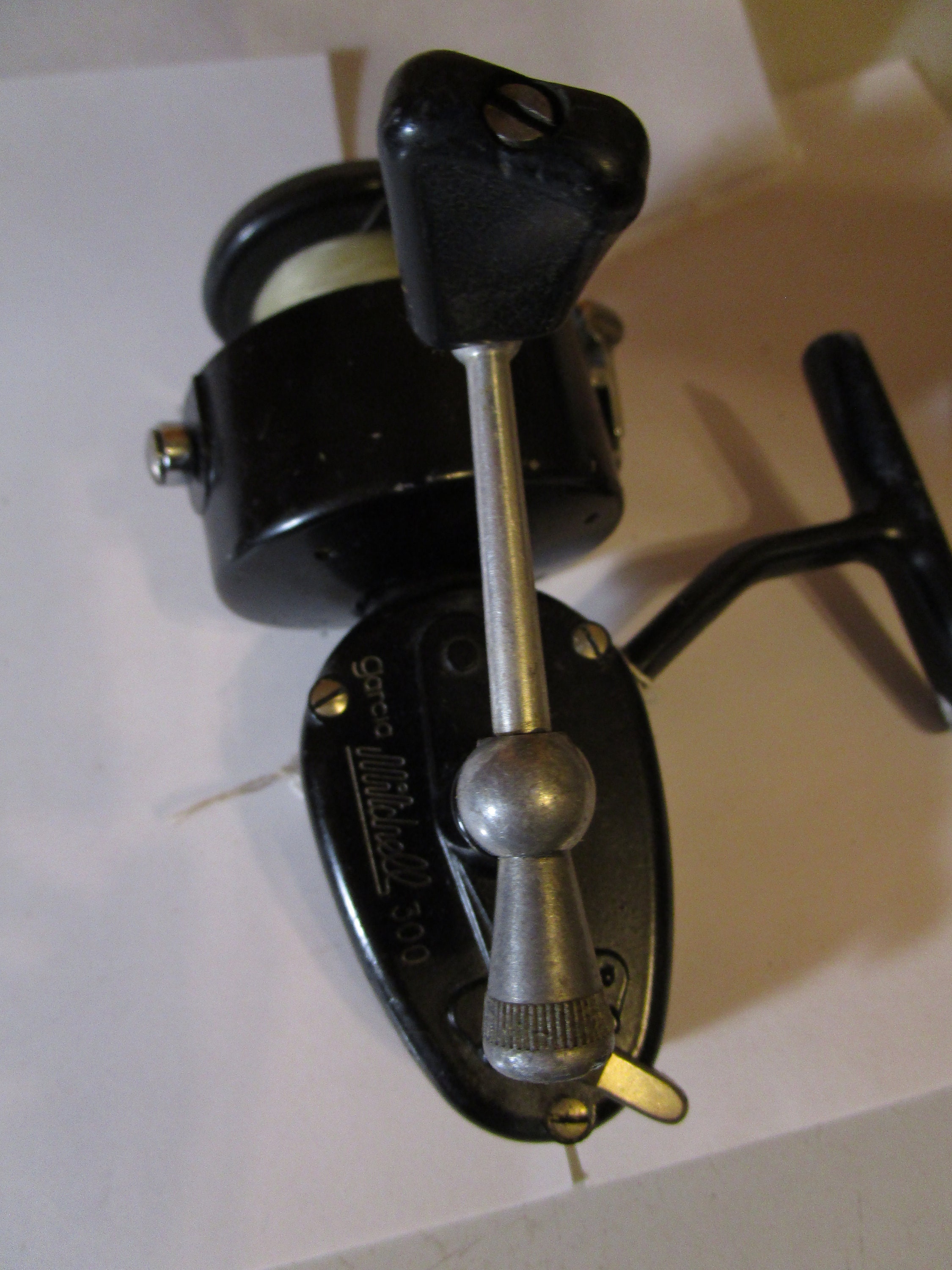 Garcia Mitchell 300 Vintage Spinning Fishing Reel in Working Condition 