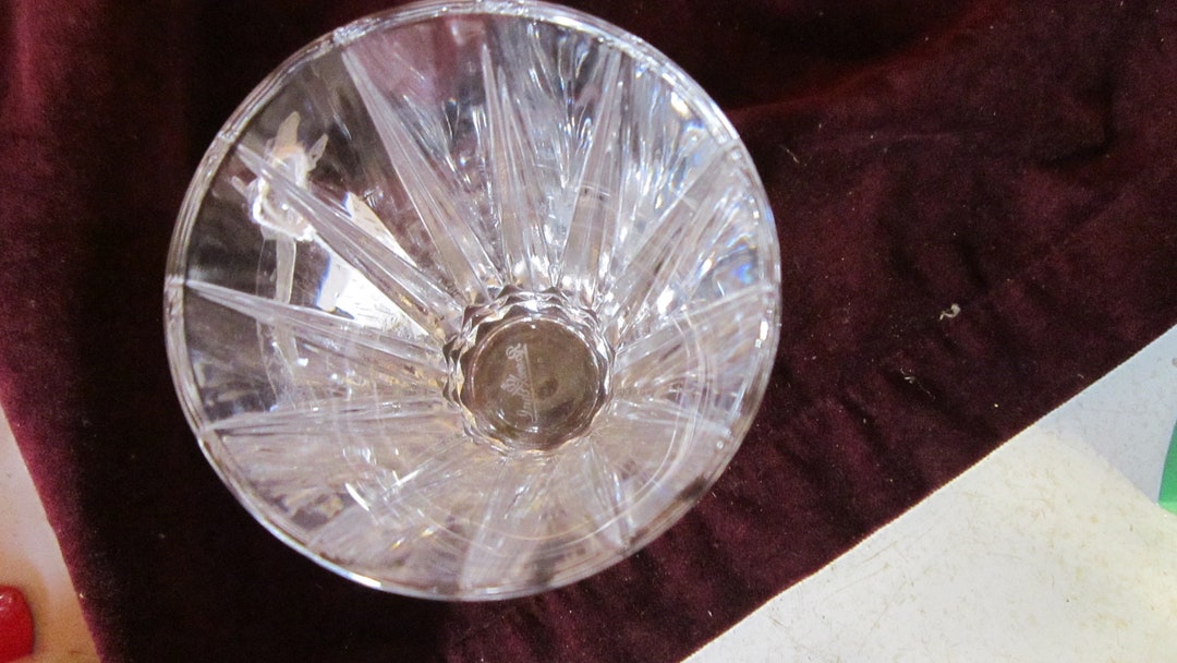 Vintage Rosenthal Crystal Vase Germany 6 Tall X 3 Etsy