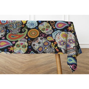 Osadia Handmade &quot;Calavera Alfeñique &quot; Tablecloth