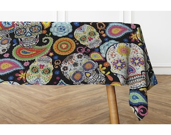 Nappe "Calavera Alfeñique" faite à la main d'Osadia