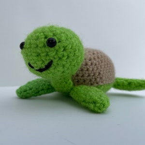Crochet Amigurumi Turtle With Egg Doll 4” Handmade 