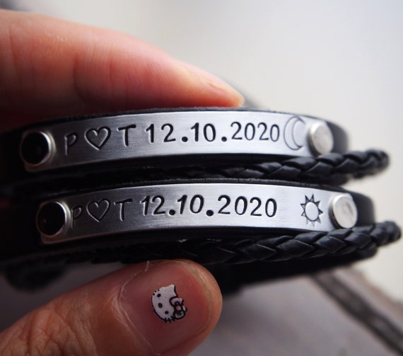 Couples Bracelet Matching Set Wedding Gifts for Couple