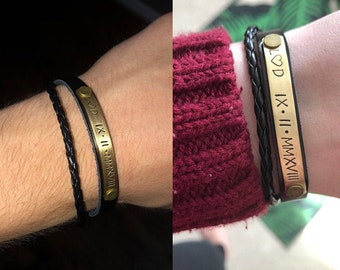 Couple bracelet set, Personalized couple bracelets, matching bracelet, couples bracelet, anniversary gifts for boyfriend, couples bracelets
