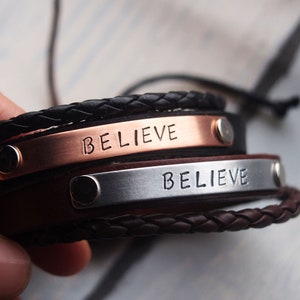 Leather bracelet Personalized bracelet, customized bracelet, Leather Anniversary bracelet , Couples bracelet, Boyfriend girlfriend bracelets
