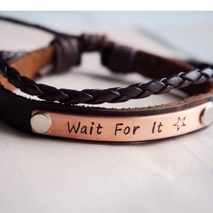 Custom Boyfriend Anniversary Gifts, Boyfriend Bracelet, Personalized Bracelet, leather, Metal, Engraved bracelet, Inspired, Boyfriend gifts