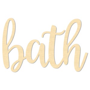 Bath Sign- Bathroom Sign- Bathroom Decor