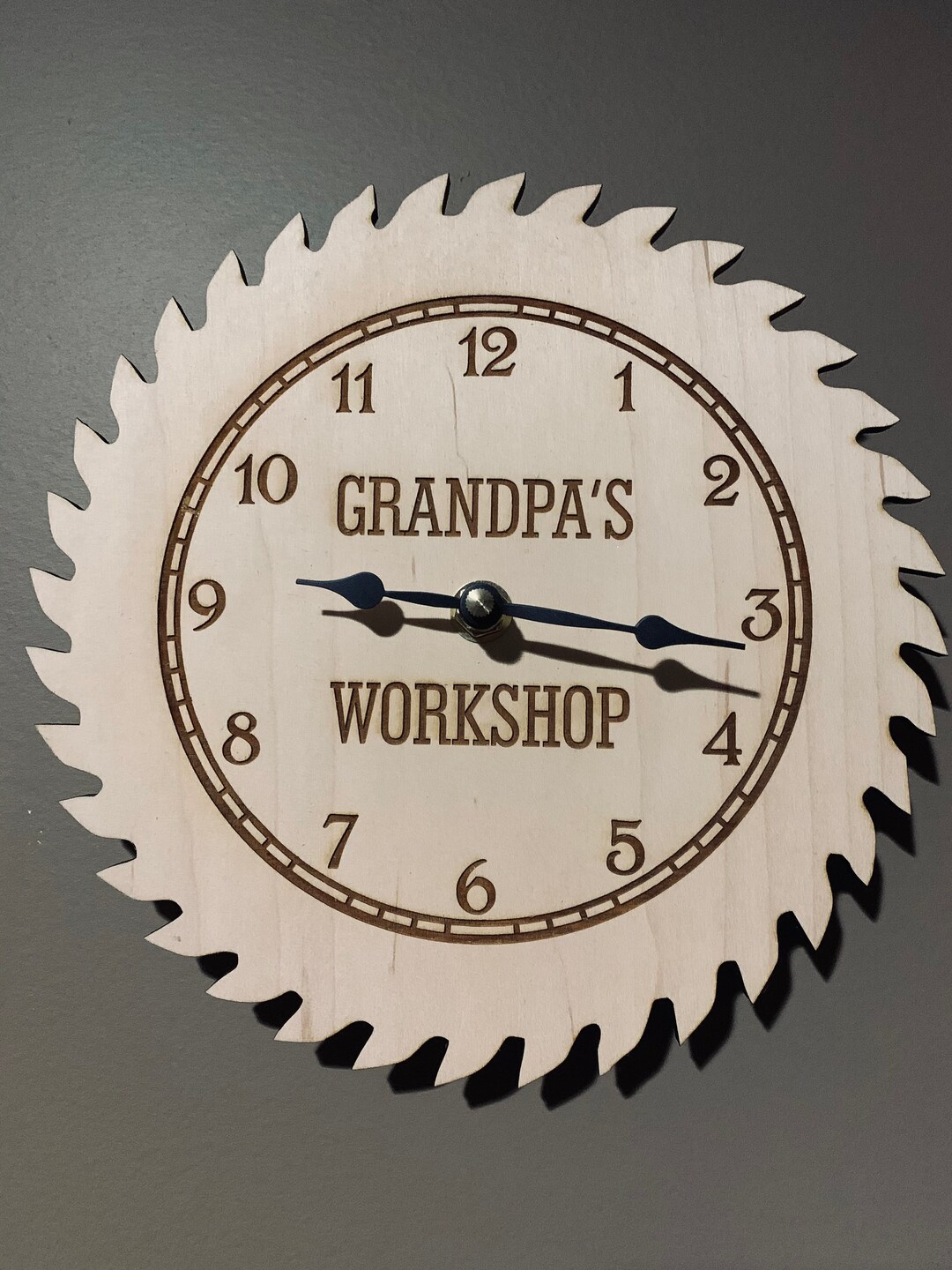Saw Clock Custom Clock Saw Blade Clock Wooden Clock Add Your