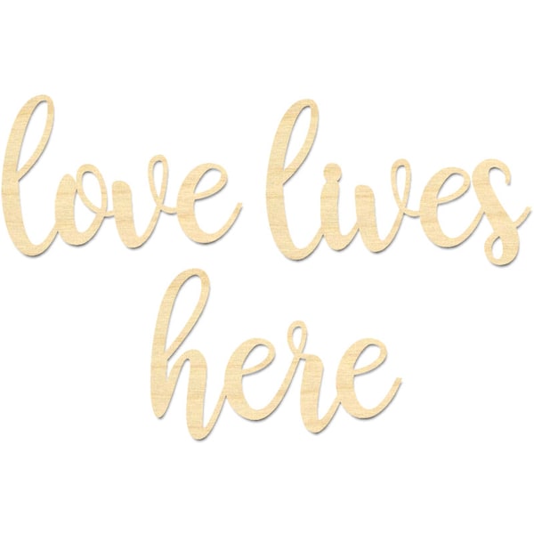 Love Lives Here Sign-Love Lives Here Wording